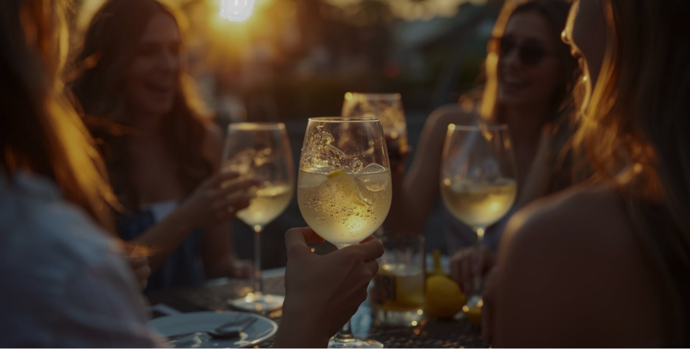Wein für lecker Schörlchen